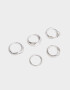 Sets Anillos Metal diferenciado Anillos Sets De Metal - Plateado