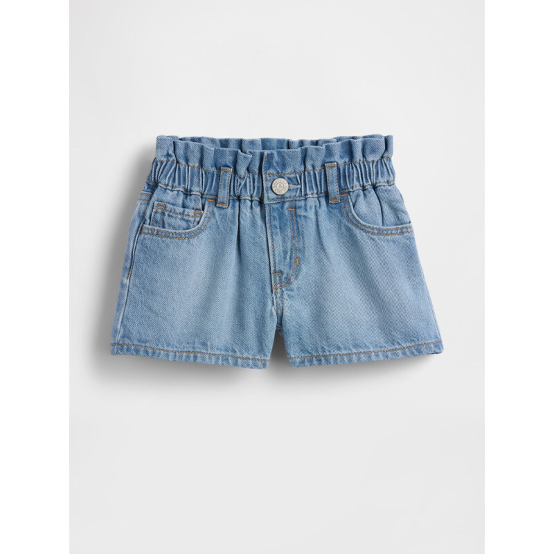 BAS ULTRASOFT DENIM STRIDE SHORT LIGHT WASH INDIGO 118