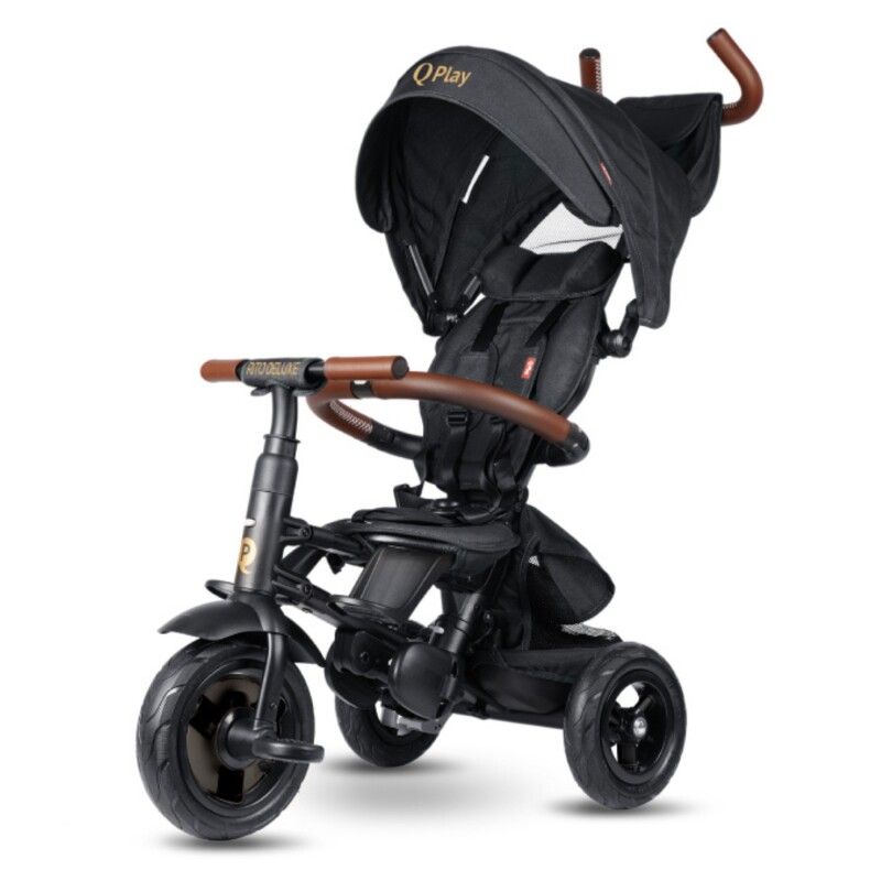 Triciclo Plegable RITO DELUXE Qplay Negro Triciclo Plegable RITO DELUXE Qplay Negro
