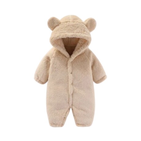 Body Oso tela polar 9 meses Crema