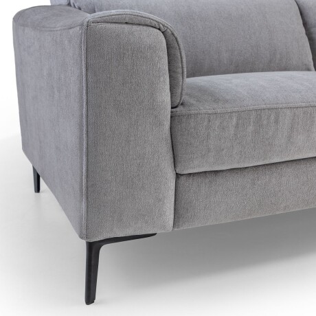 Rinconera Luke - Tela Microfibra - Chaise Derecho 6686-7 Gris