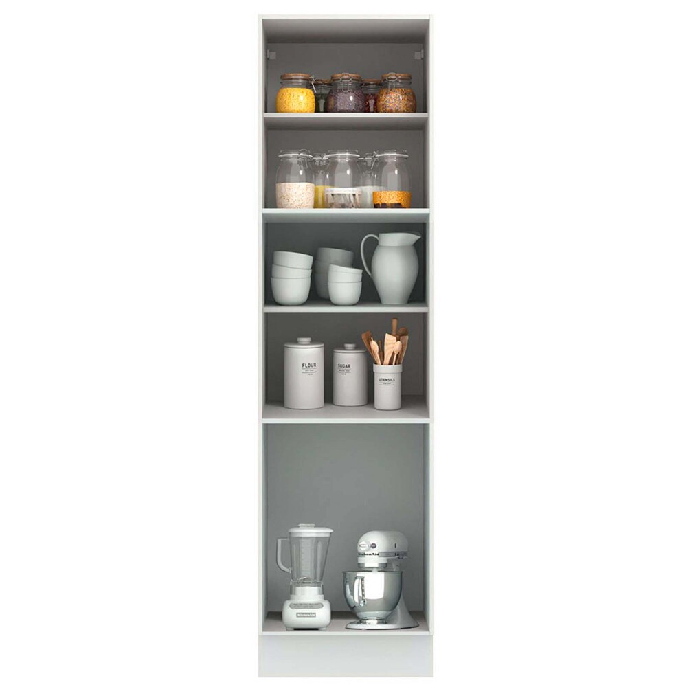 ARMARIO DE COCINA 60 CM MDP-Y-VIDRIO BLANCO LUX