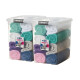 Set x2 Caja organizadora 14 lts TRANSPARENTE