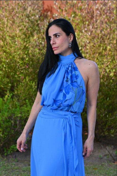 Vestido Maila Celeste