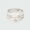 Anillo MOON triple de plata 925 con brillantes Anillo MOON triple de plata 925 con brillantes