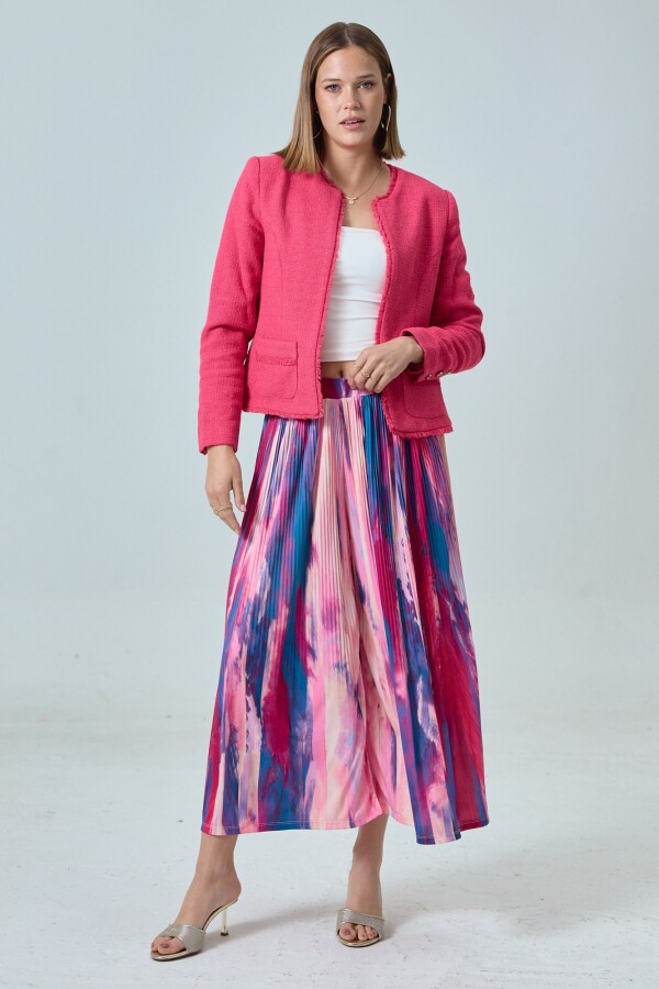 Capri Wide Leg MULTI/FUCSIA