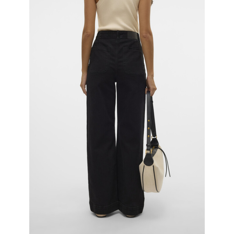 VMKAYLA HR WIDE POCKET JEANS MIX BLACK DENIM