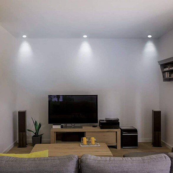 Plafón LED redondo blanco 21W RGB FUEVA-C EG3004