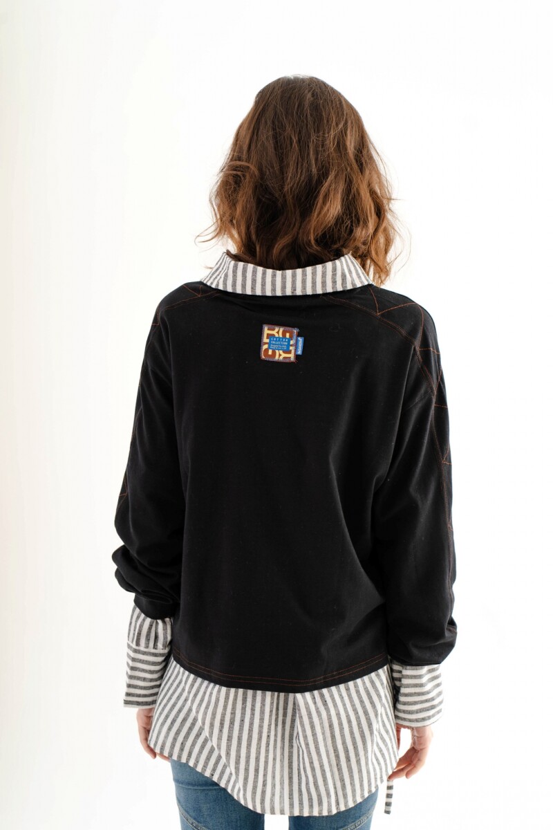 Remera NewPatch Negro