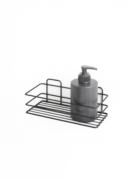 ESTANTE ORGANIZADOR DE METAL NEGRO