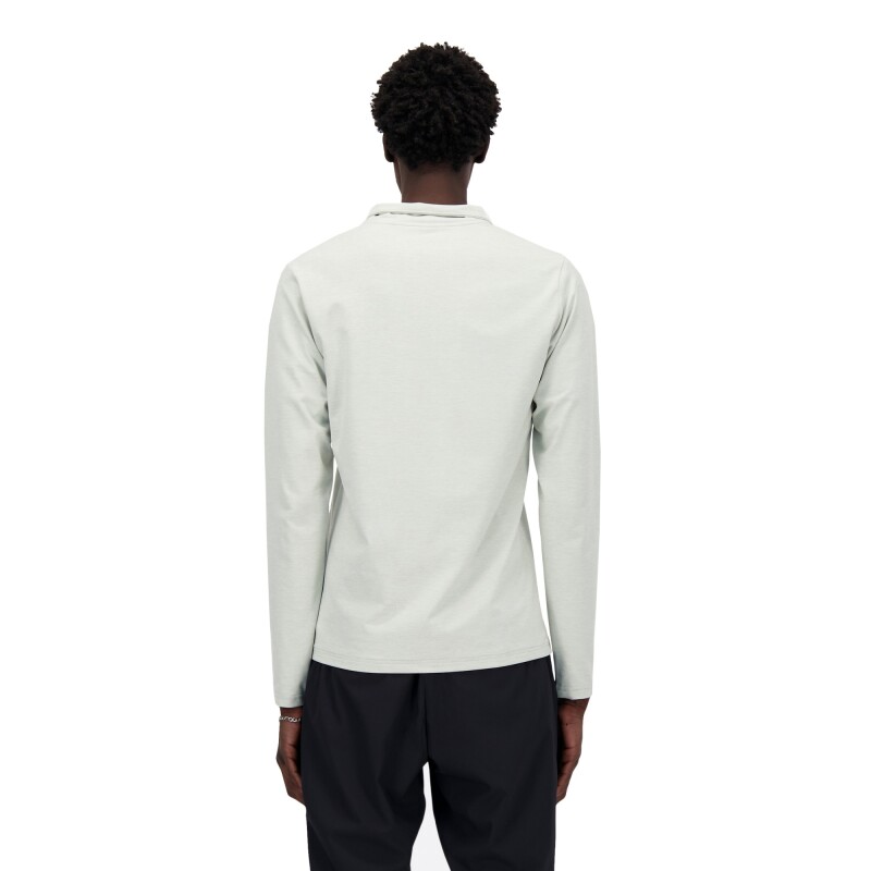 Buzo New Balance de Hombre - SPACE DYE 1/4 ZIP - MT41915AG GREY