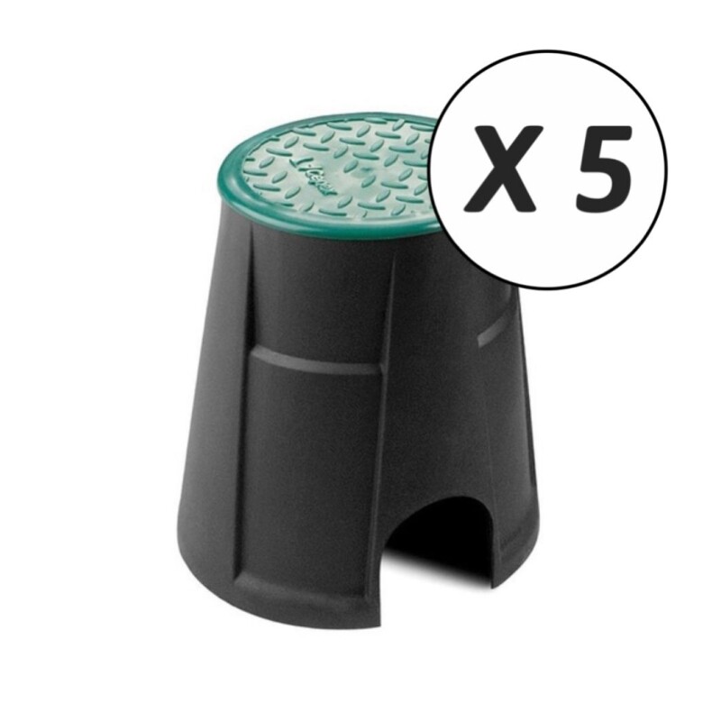 Pack x 5 cámaras plásticas cilíndricas 6" Pack x 5 cámaras plásticas cilíndricas 6"