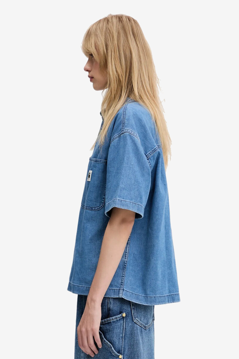 CAMISA DENIM W Azul