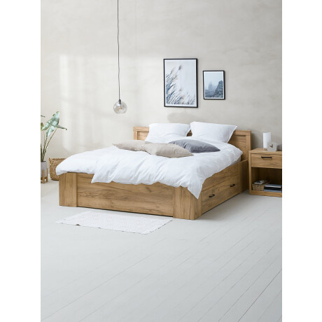 Estructura Cama Lintrup 160X200 Roble