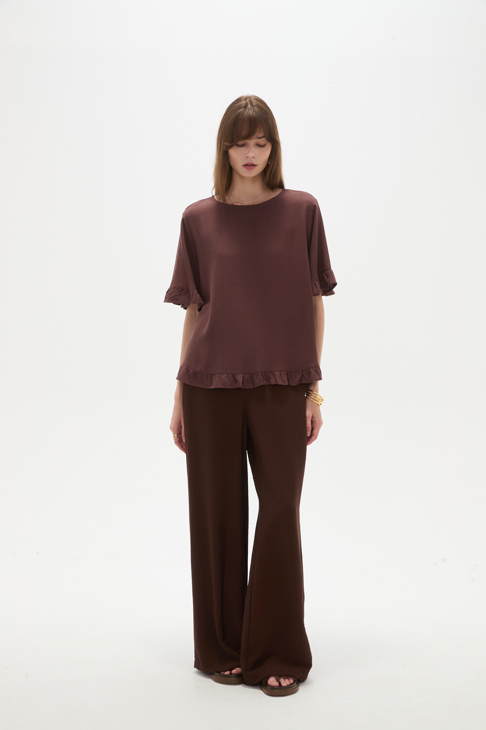 Blusa Abbas Chocolate