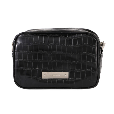 Bandolera Croco Negro