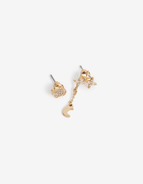 Aros Pasantes Cubic zirconia Aros Pasantes Cubic Zirconia - Dorado