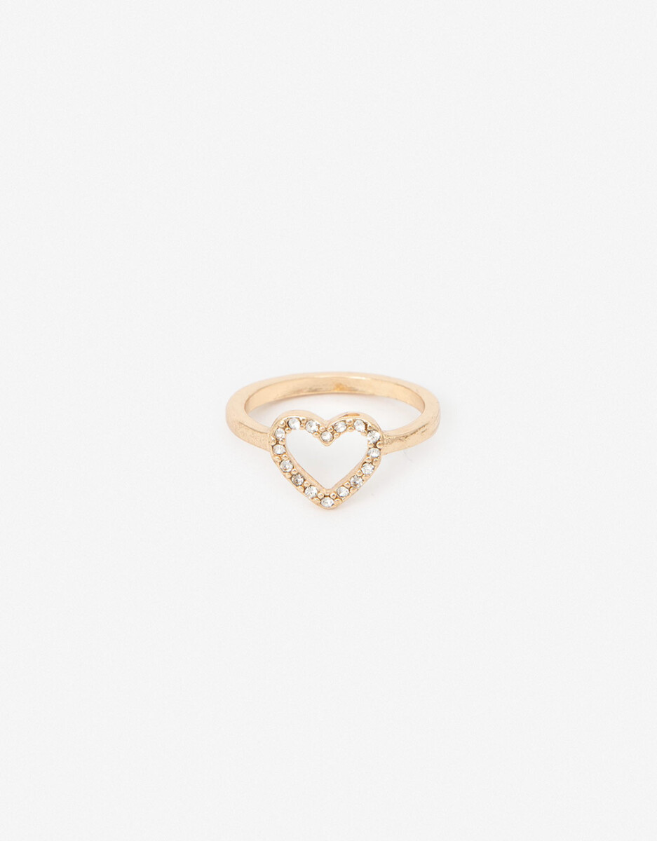 Anillo Corazón Strass 