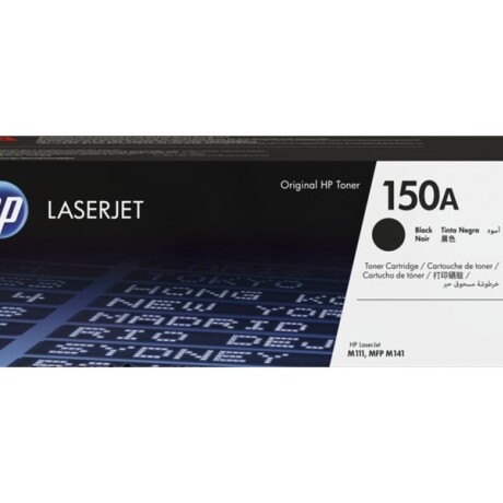 HP 150A - Negro - original - LaserJet - cartucho de tóner (W1500A) - para LaserJet M1120 MFP, M1120n MFP, MFP M139we HP 150A - Negro - original - LaserJet - cartucho de tóner (W1500A) - para LaserJet M1120 MFP, M1120n MFP, MFP M139we