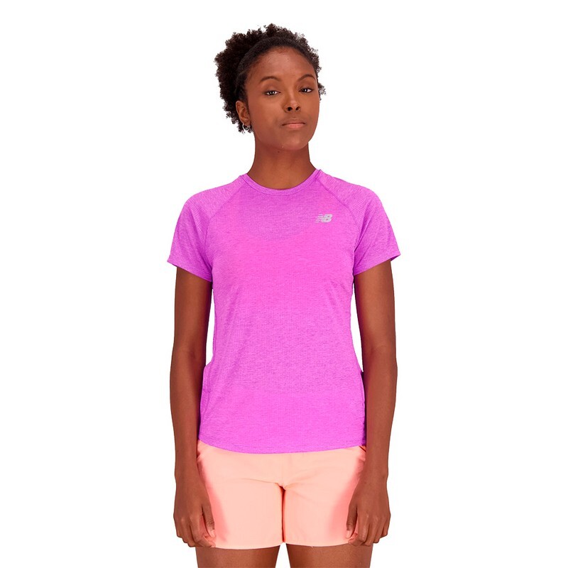 Remera New Balance Impact Run Violeta