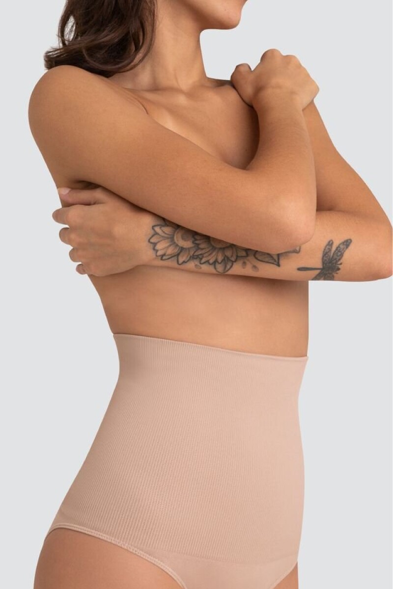 Sc-a06427 bombacha cintura alta Marron