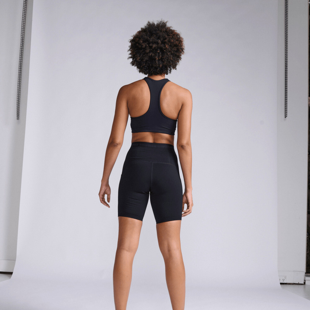 Biker Training Form Stash Hi-Rise Mujer Black/black