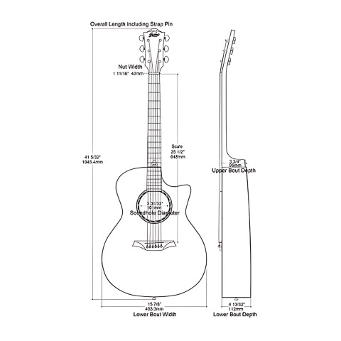 Guitarra electroacústica Bromo BAA2CE natural Guitarra electroacústica Bromo BAA2CE natural