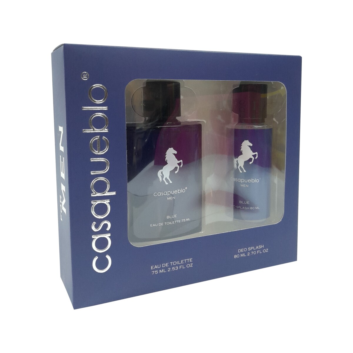Pack Casa Pueblo Wild Men Blue EDT 75 ml + Desodorante | Aroma Masculino Fresco y Moderno