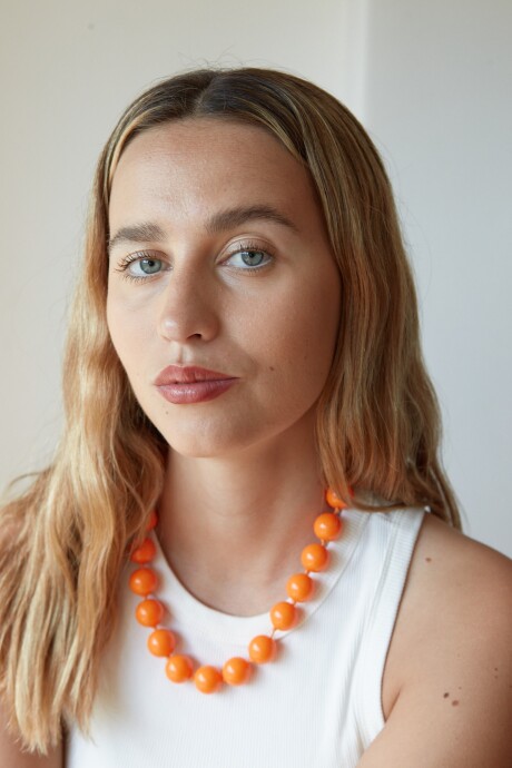 COLLAR VILMA NARANJA
