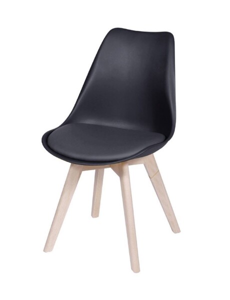 SILLA EAMES JOLY COMEDOR ACOLCHONADO NEGRO SILLA EAMES JOLY COMEDOR ACOLCHONADO NEGRO