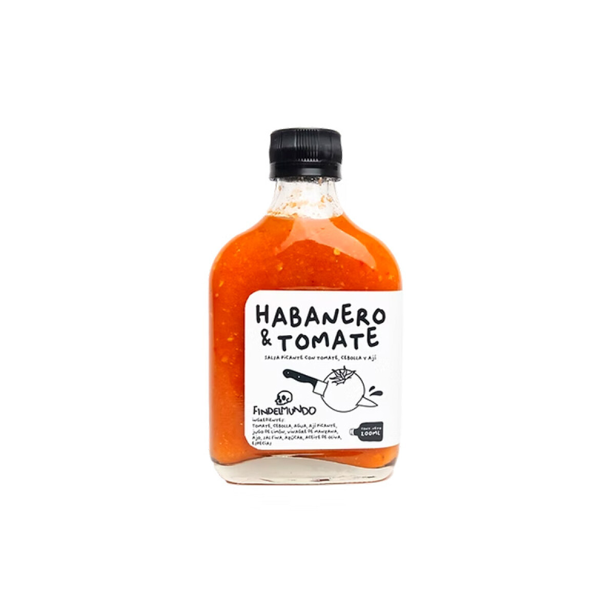 Salsa habanero y tomate Fin del Mundo 200ml 