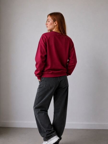 BUZO SLOWLY 8684 BORDO