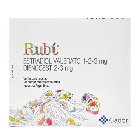 Anticonceptivas Rubí x28 comprimidos recubiertos Anticonceptivas Rubí x28 comprimidos recubiertos