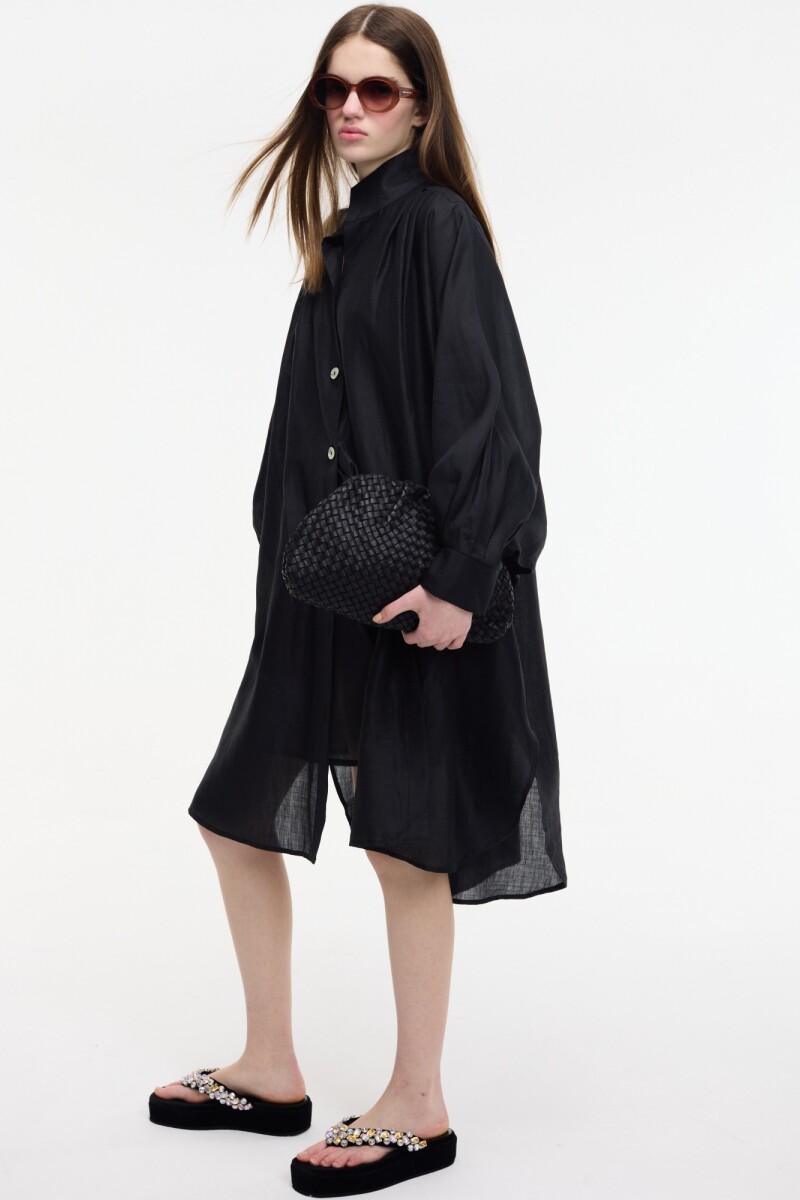 VESTIDO CAMISERO Negro