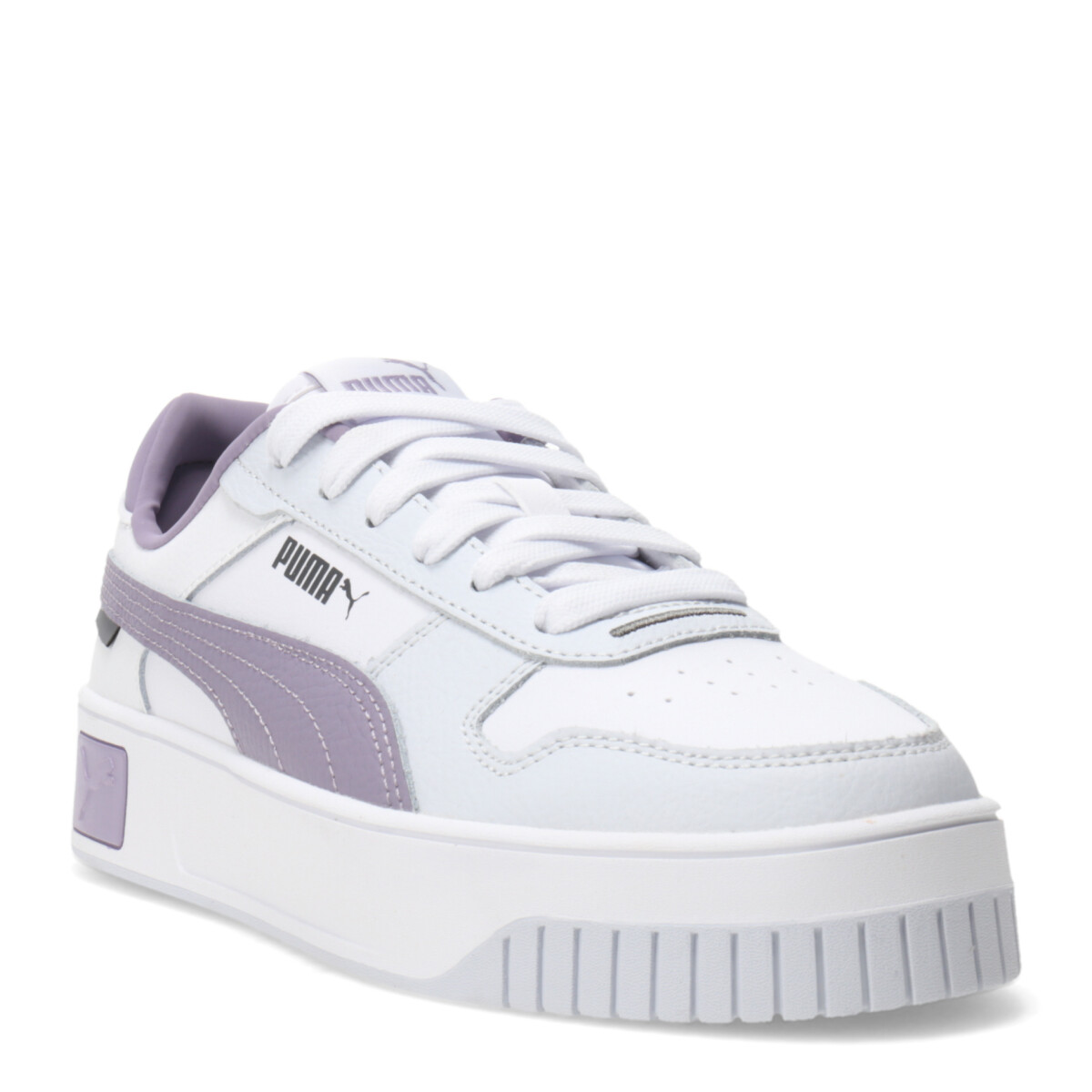 Championes de Mujer Puma Carina Street Plataforma - Blanco - Violeta 