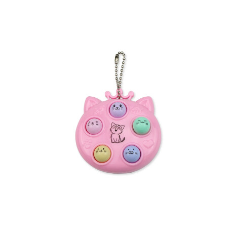 Fidget toy pop it gatito Rosado