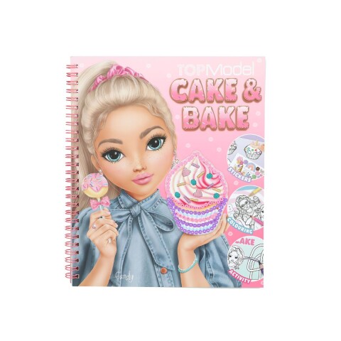 Libro para colorear con stickers y actividades Cake and Bake Libro para colorear con stickers y actividades Cake and Bake