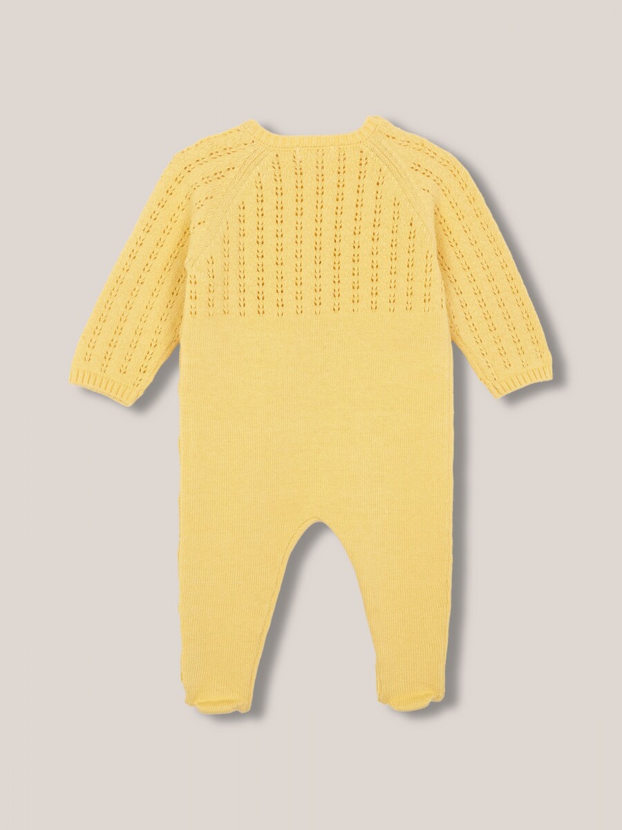 Pelele Con Calados Amarillo