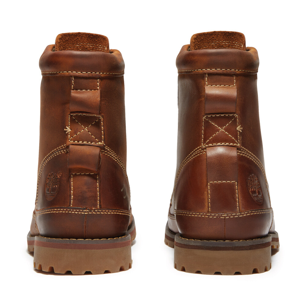 Botas Mid Lace Up Hombre Brown