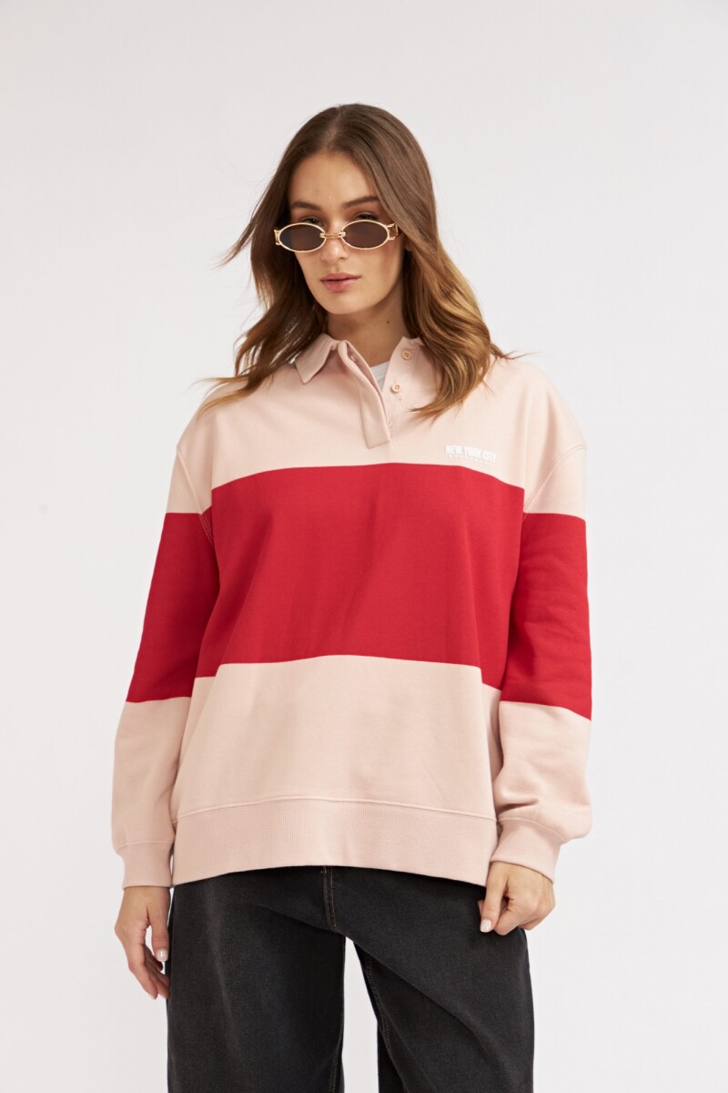 BUZO POLO NINA - ROSA 