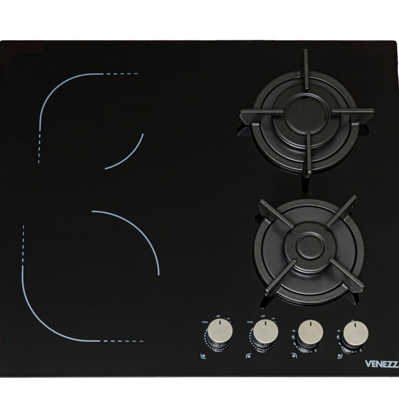 Anafe Combinado Venezza Gas / Eléctrico 60 cm. Anafe Combinado Venezza Gas / Eléctrico 60 cm.