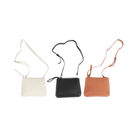 Bandolera Canva Aruba con correa desmontable Negro