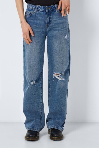 Jeans Amanda Con Roturas Light Blue Denim