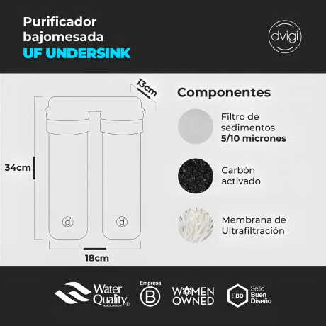 Repuesto Dvigi filtro de agua Carbón granular Repuesto Dvigi filtro de agua Carbón granular