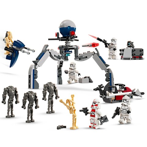 Lego Star Wars Soldado Clon Y Droide De Combate Lego Star Wars Soldado Clon Y Droide De Combate