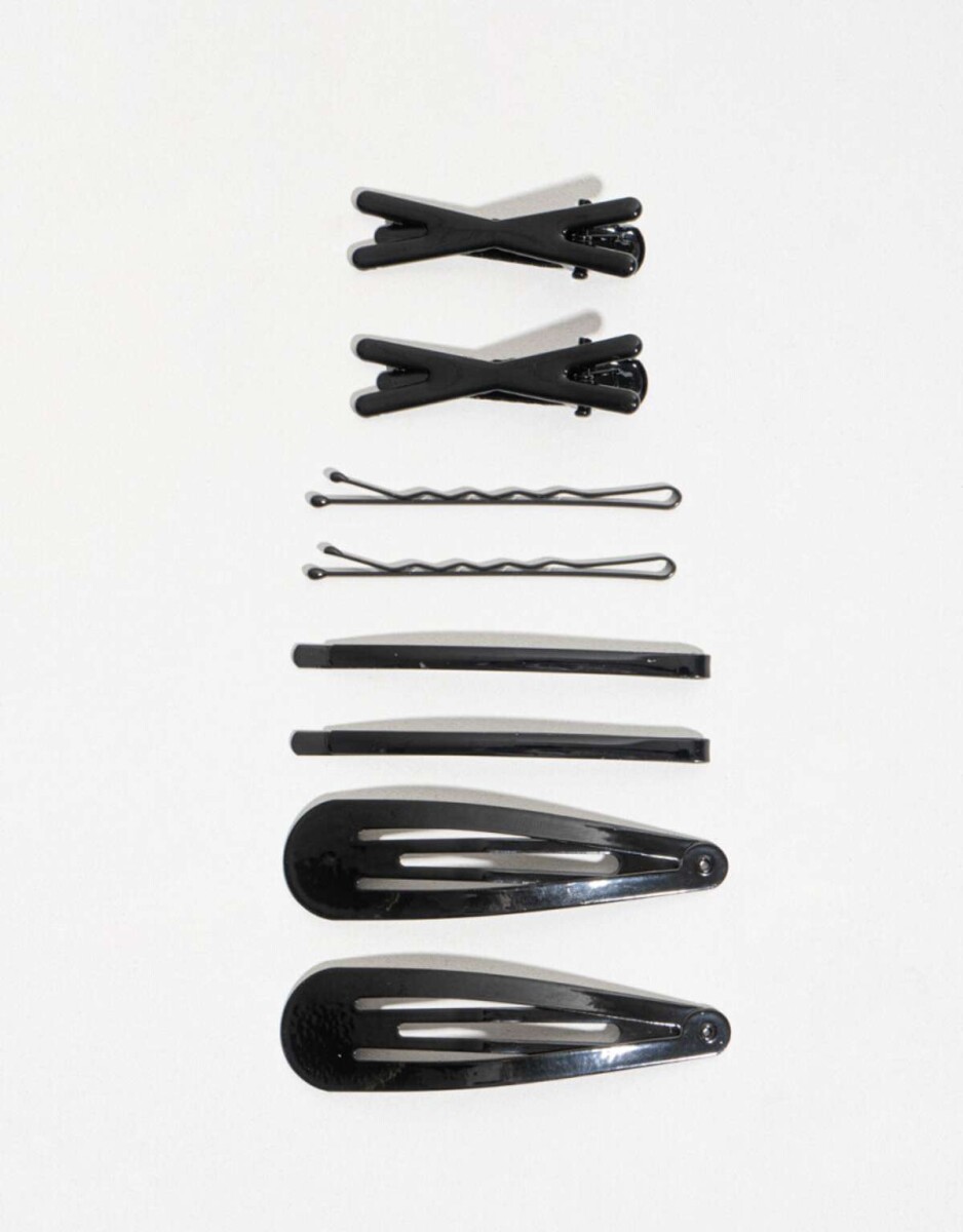 Set De Hebillas - Negro 