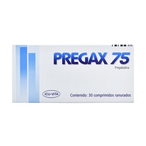 Pregax 75 Icu-Vita x30 comprimidos ranurados Pregax 75 Icu-Vita x30 comprimidos ranurados