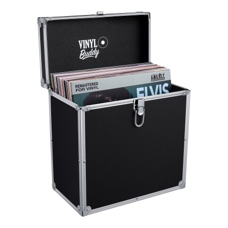 Retro Musique - Caja para Discos de Vinilo VB01 - 40 Discos de Vinilo 12''. Aluminio. 001
