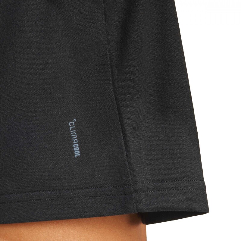 Remera Train Essentials Boxy Workout de Mujer Negro