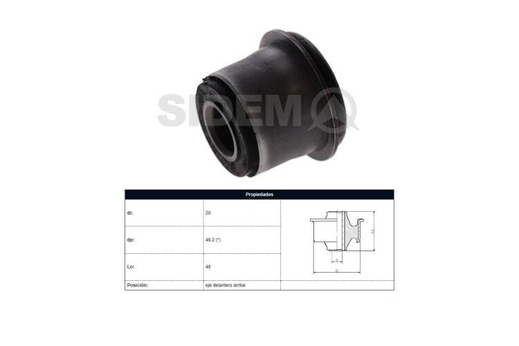 Buje Toyota Hilux 97-04 Der/Izq Buje Toyota Hilux 97-04 Der/Izq